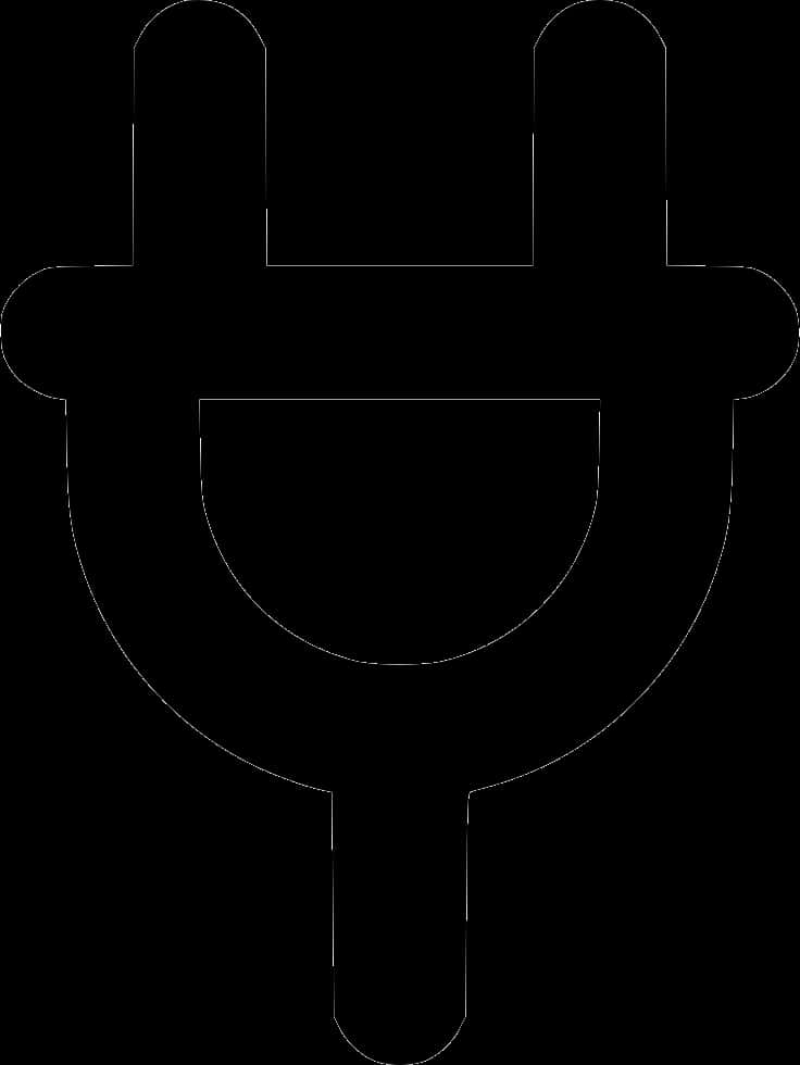 Electrical Plug Silhouette PNG image