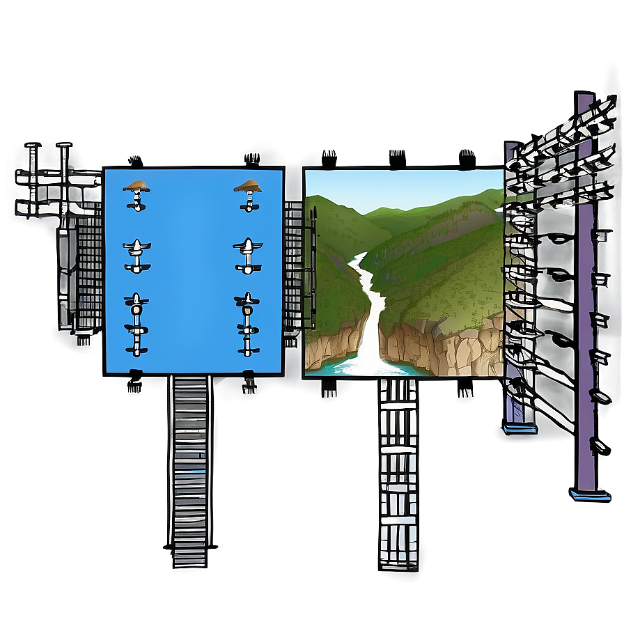 Electrical Power Grid Dam Png 06292024 PNG image