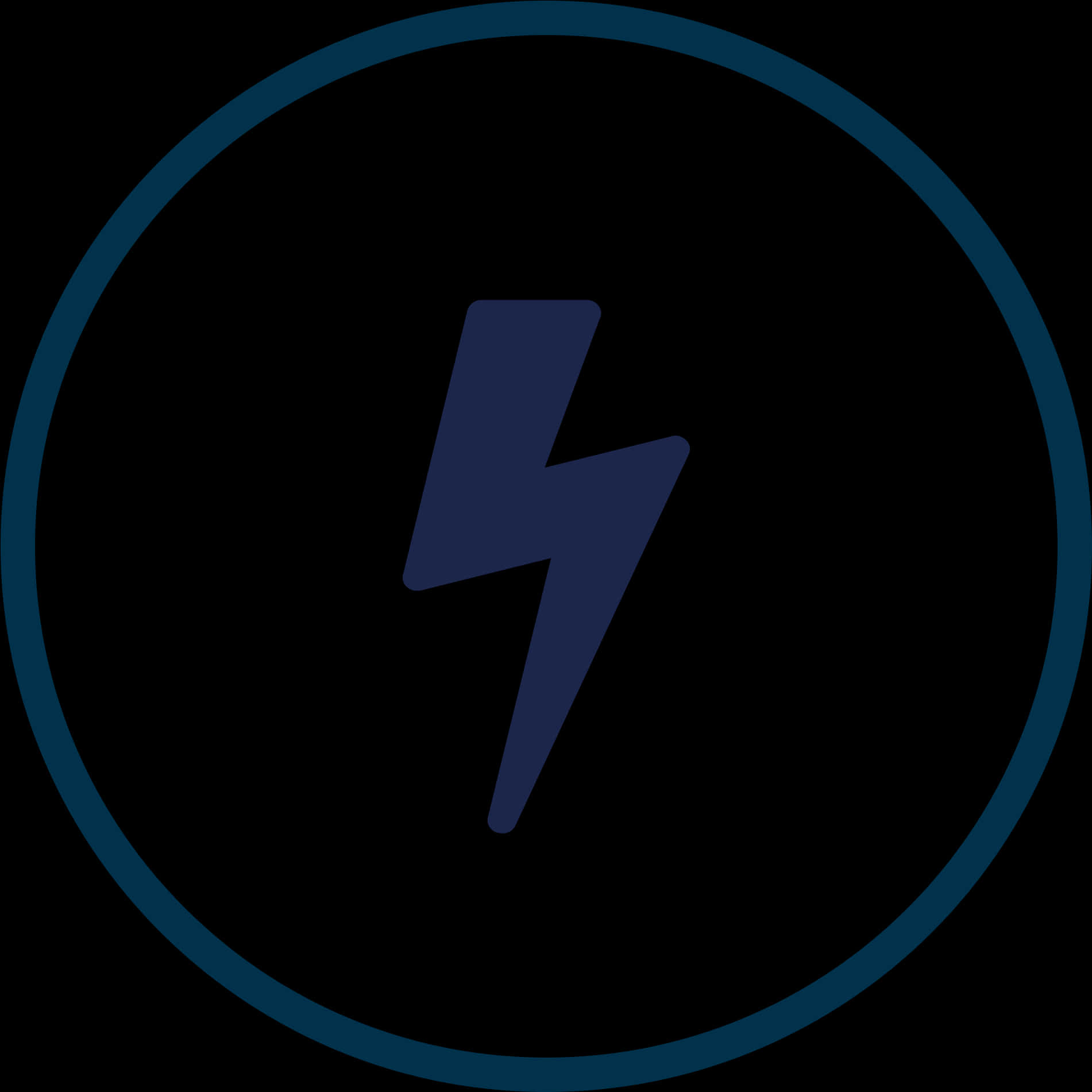 Electricity_ Icon_ Blue_and_ Black PNG image