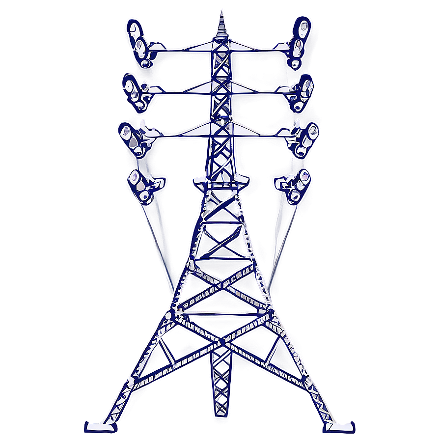 Electricity Transmission Tower Png Ase PNG image