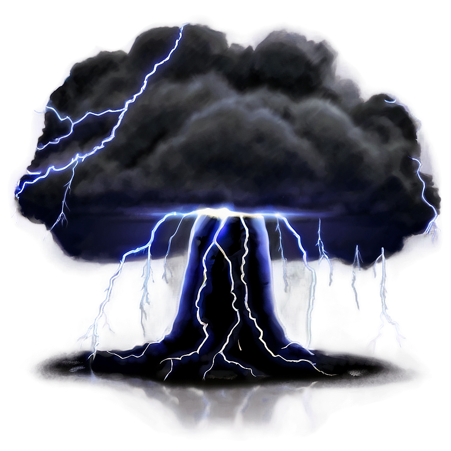 Electrifying Lightning Scene Png 32 PNG image