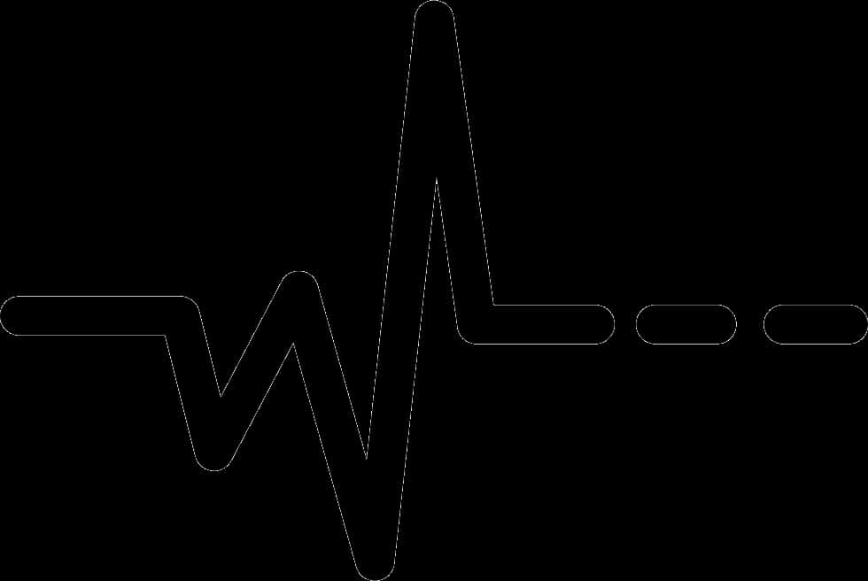 Electrocardiogram Heartbeat Pattern PNG image