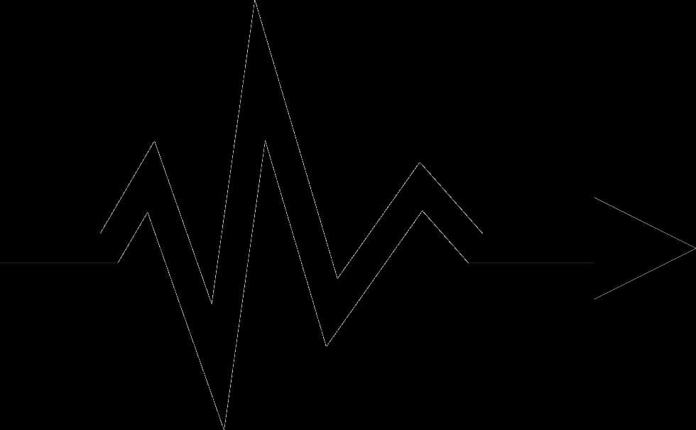 Electrocardiogram Heartbeat Pattern PNG image