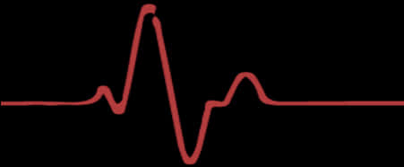 Electrocardiogram Heartbeat Waveform PNG image