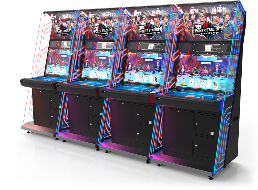 Electronic Poker Stadium Gaming Machines PNG image