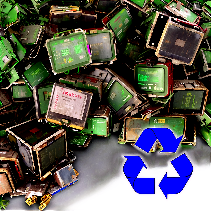 Electronic Waste Recycle Png Bwm53 PNG image