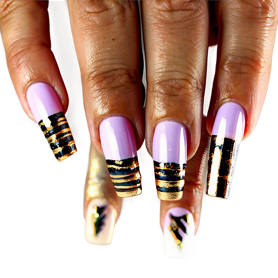 Elegant Acrylic Nails Styles Png 8 PNG image