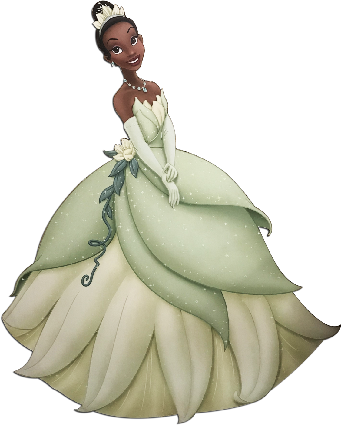 Elegant Animated Bride Illustration PNG image