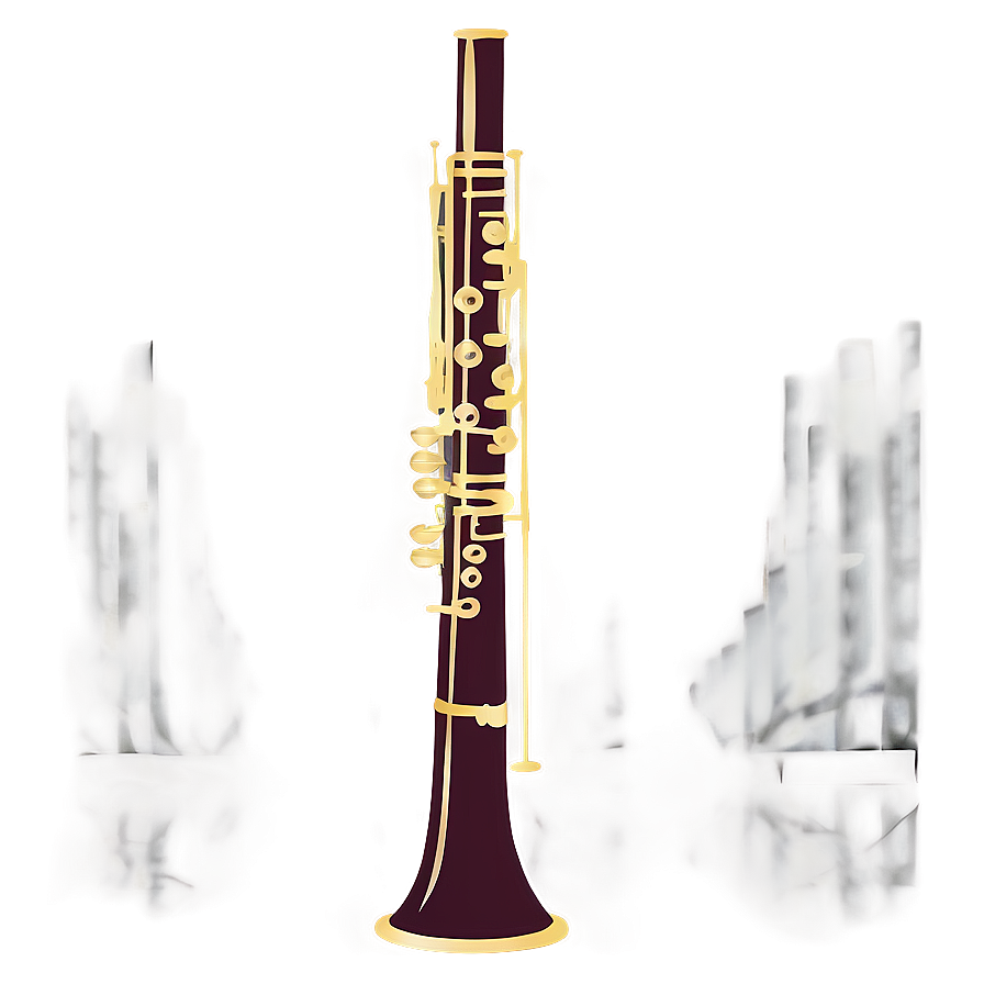 Elegant Bassoon Silhouette Png Otj PNG image