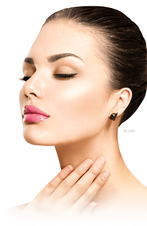 Elegant Beauty Profile PNG image