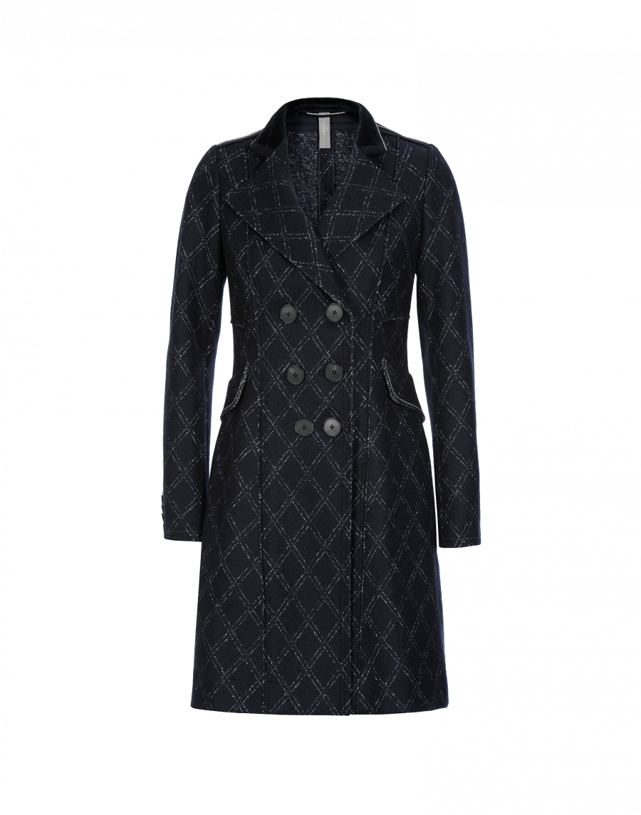 Elegant Black Coat PNG image