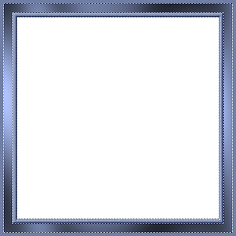 Elegant Black Framewith Blue Trim PNG image