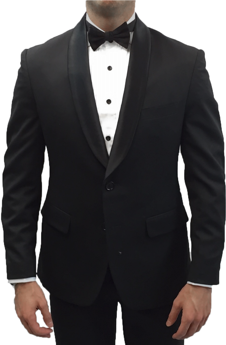 Elegant Black Tuxedo PNG image