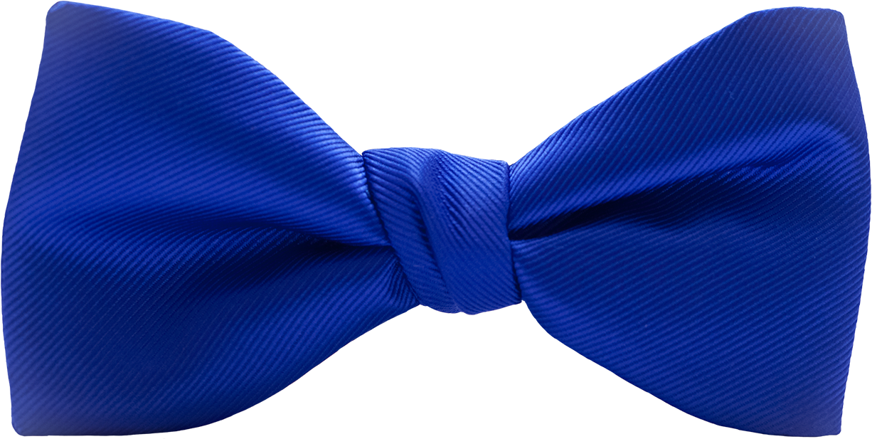 Elegant Blue Bow Tie PNG image