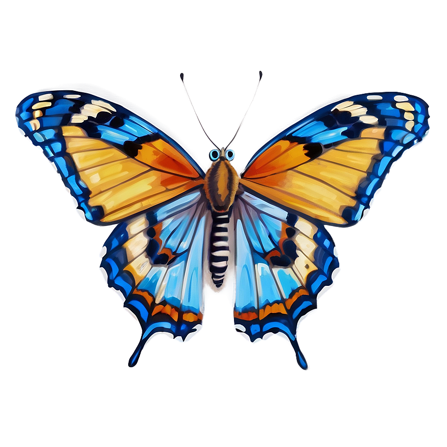 Elegant Blue Butterfly Png 91 PNG image