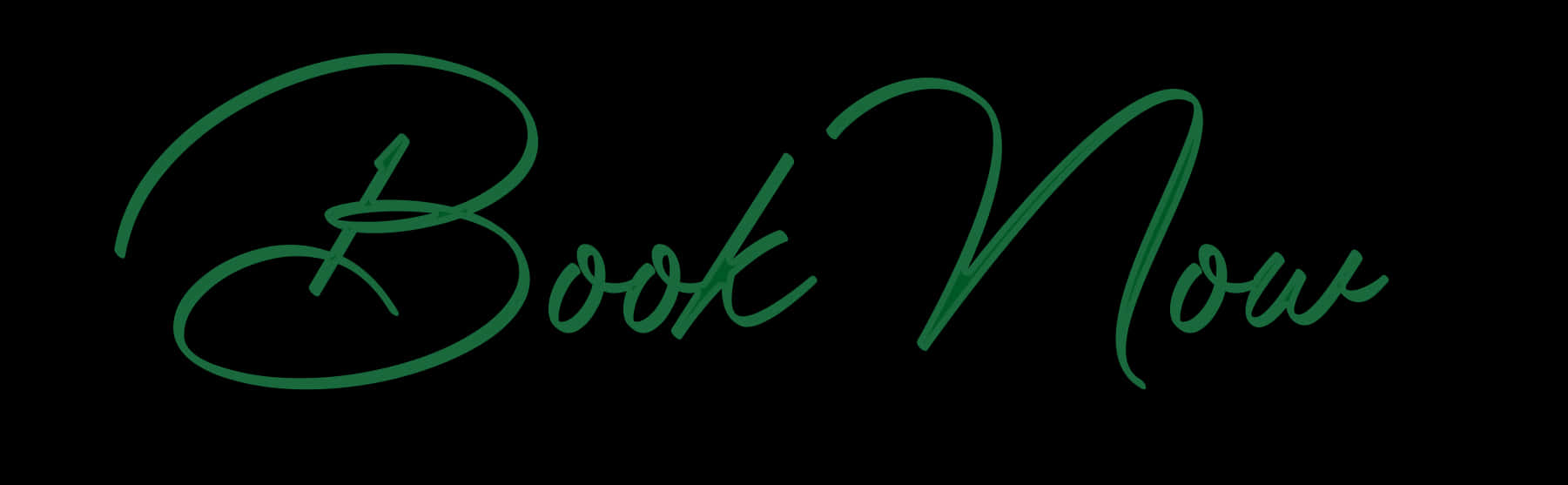 Elegant Book Now Calligraphy PNG image