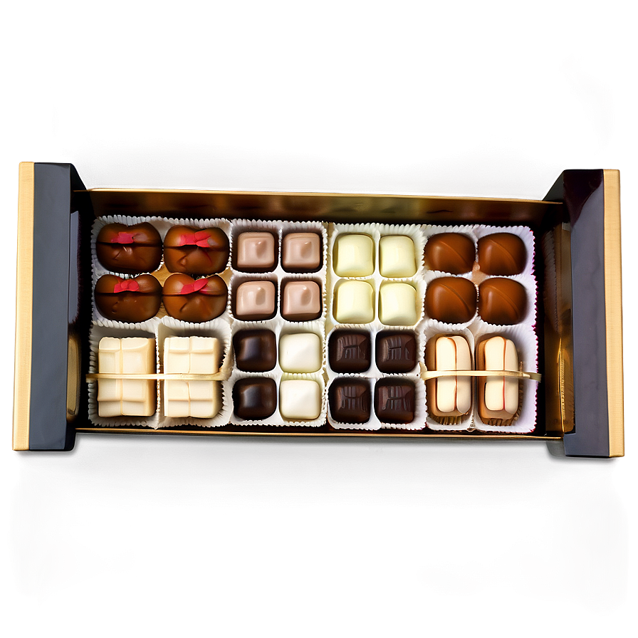 Elegant Box Of Chocolates Png 06212024 PNG image