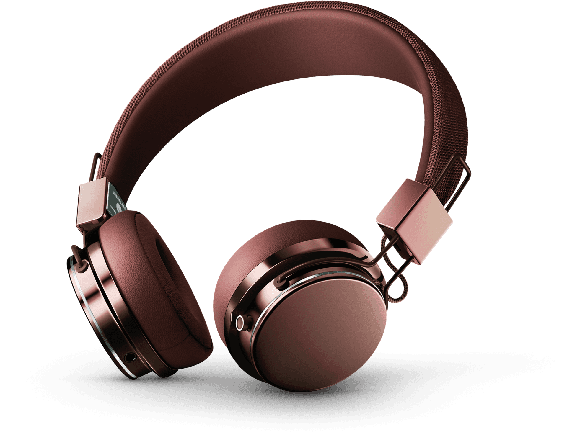 Elegant Brown Over Ear Headphones PNG image