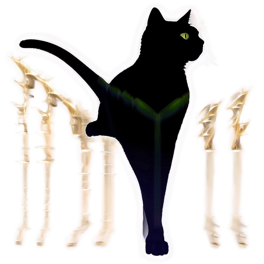 Elegant Cat Silhouette Png 13 PNG image