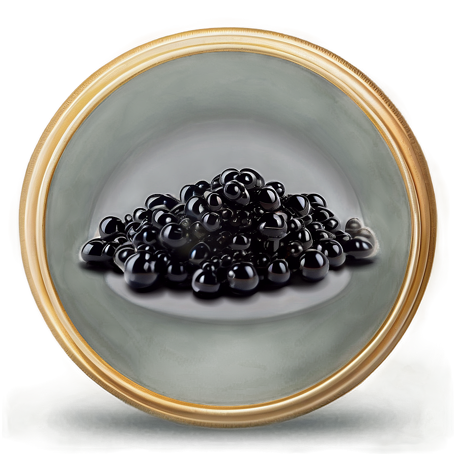 Elegant Caviar Setting Png Ahk PNG image