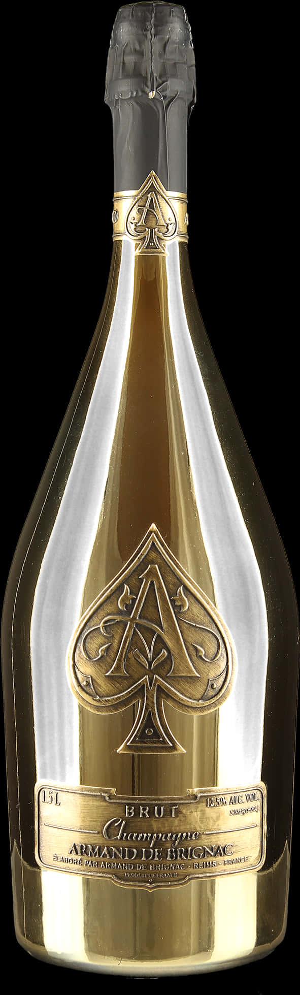 Elegant Champagne Bottle PNG image