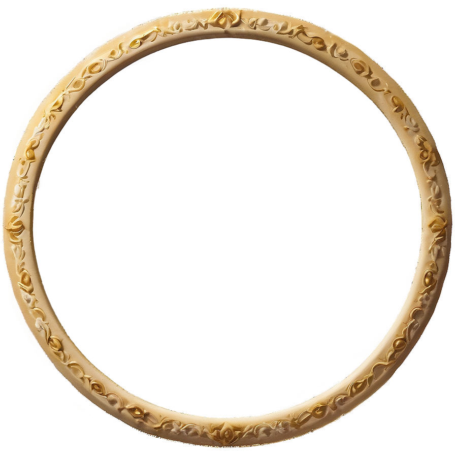 Elegant Circle Frame Png Btm58 PNG image