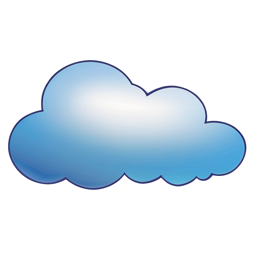 Elegant Cloud Vector Png Qrq8 PNG image