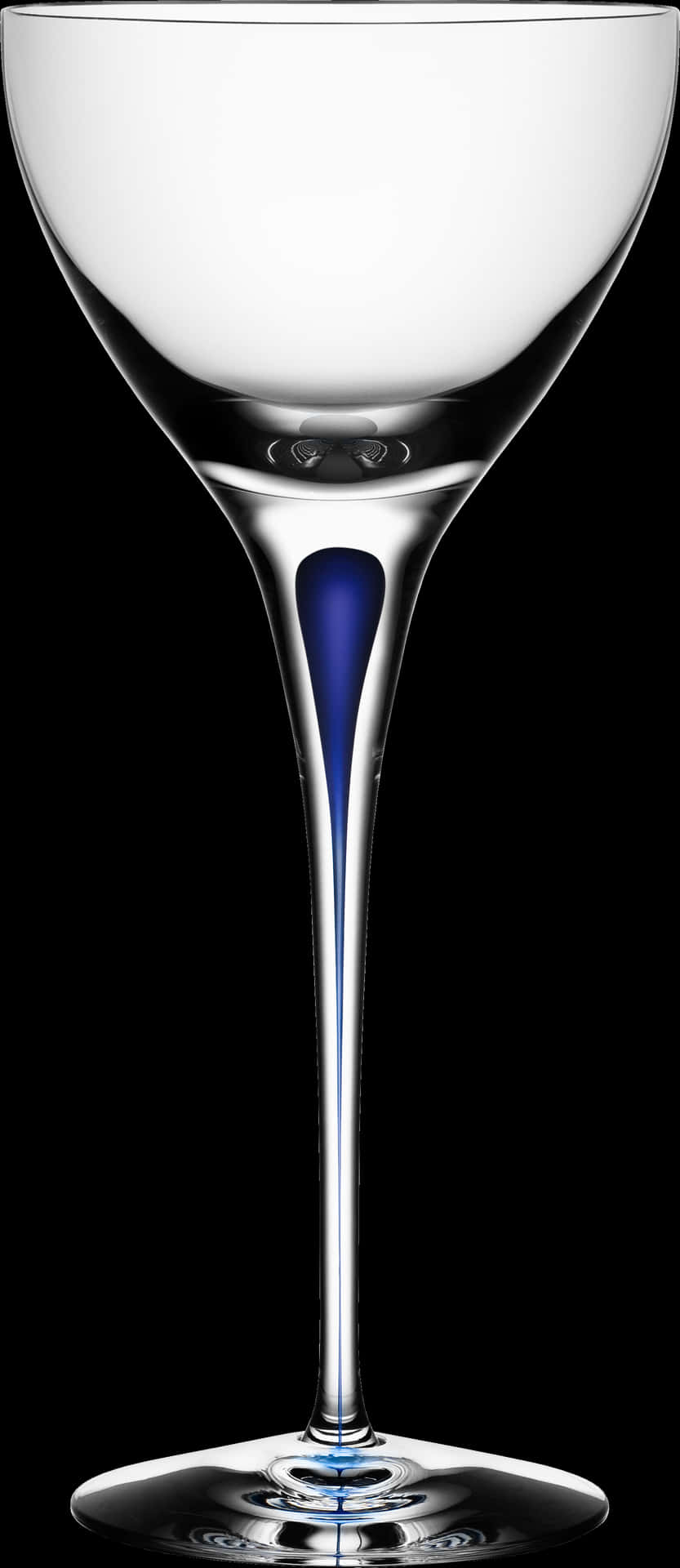 Elegant Cocktail Glass Black Background PNG image