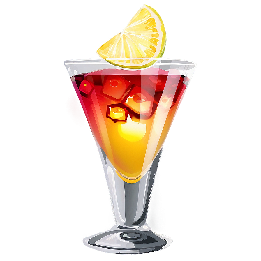 Elegant Cocktail Glass Png 13 PNG image