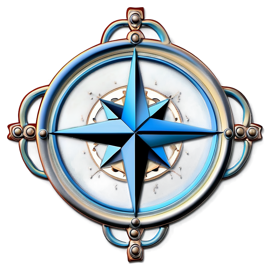 Elegant Compass Rose Outline Png 42 PNG image