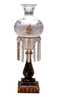 Elegant Crystal Perfume Bottle PNG image