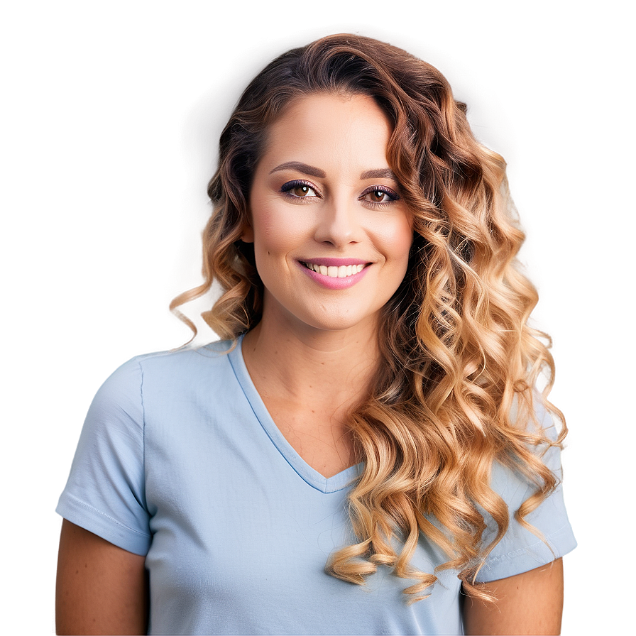 Elegant Curly Hair Upstyle Png Dev93 PNG image