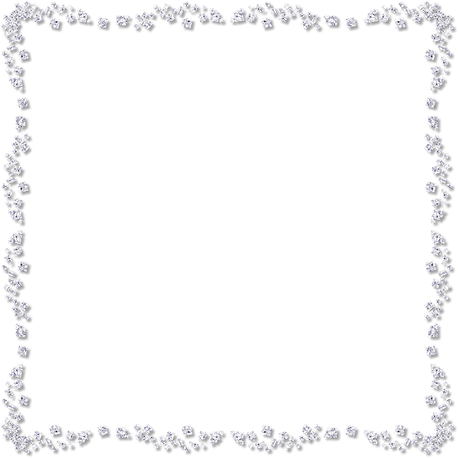 Elegant Diamond Square Frame PNG image