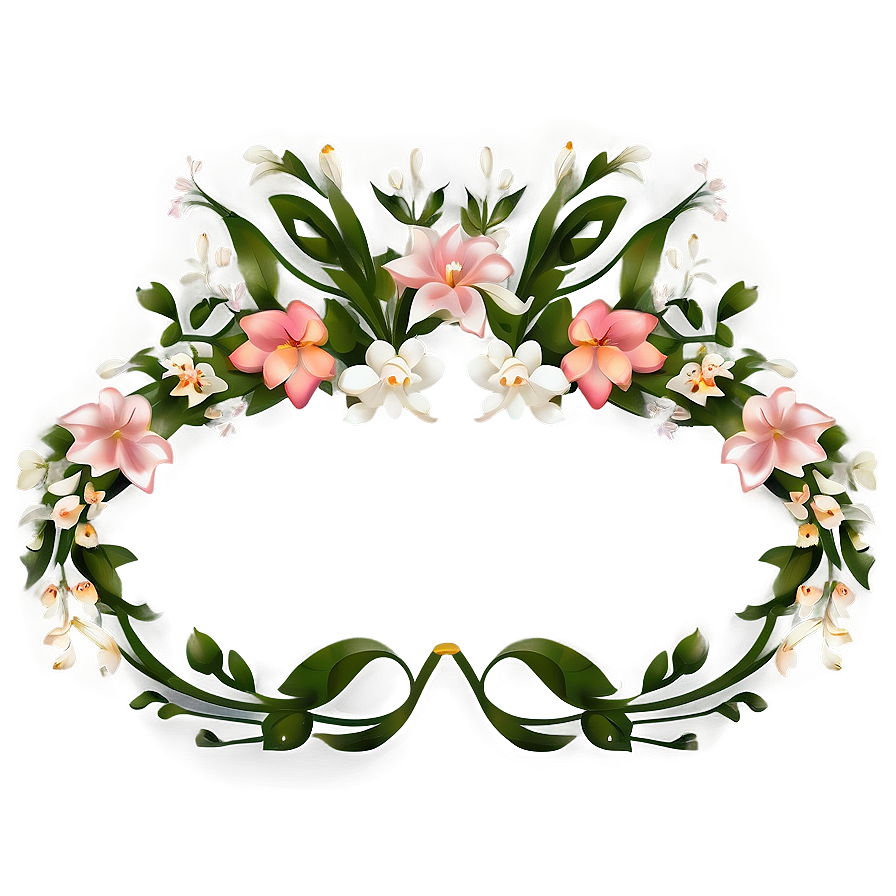 Elegant Floral Design Png Gch59 PNG image