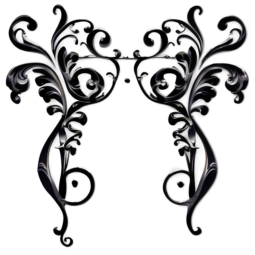 Elegant Flourish Divider Png 1 PNG image