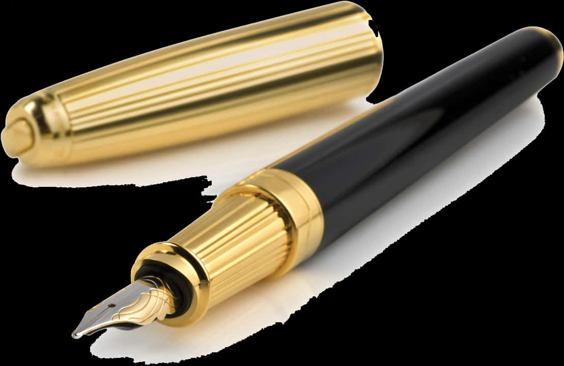 Elegant Fountain Pen PNG image