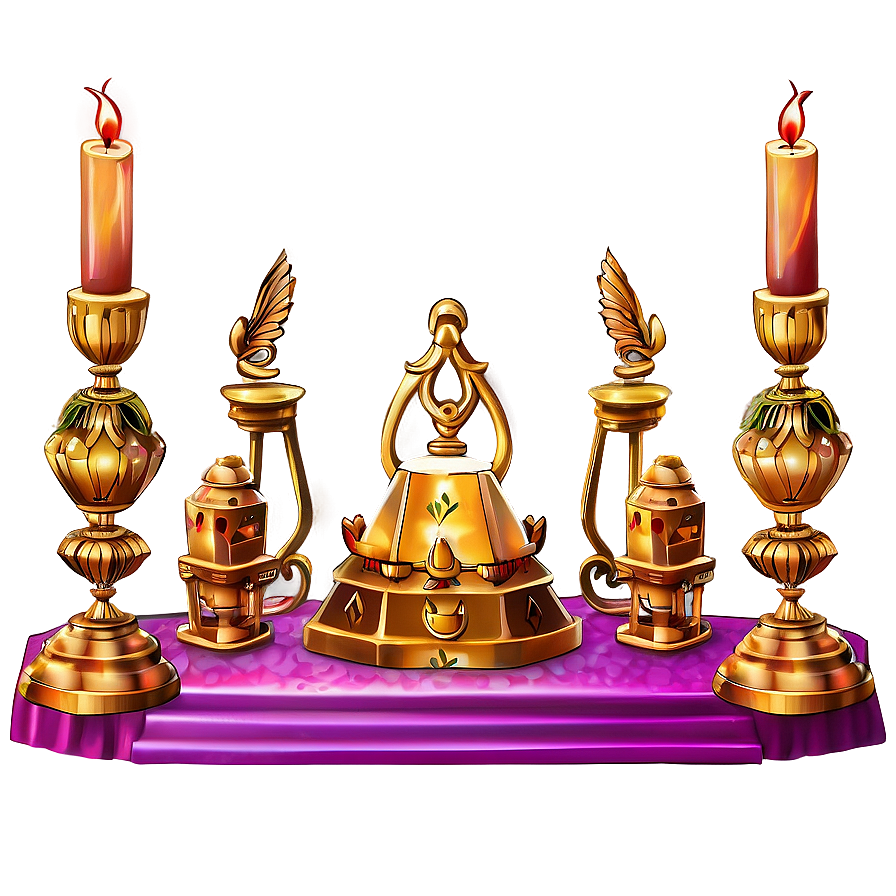 Elegant Gold Altar Png 06242024 PNG image