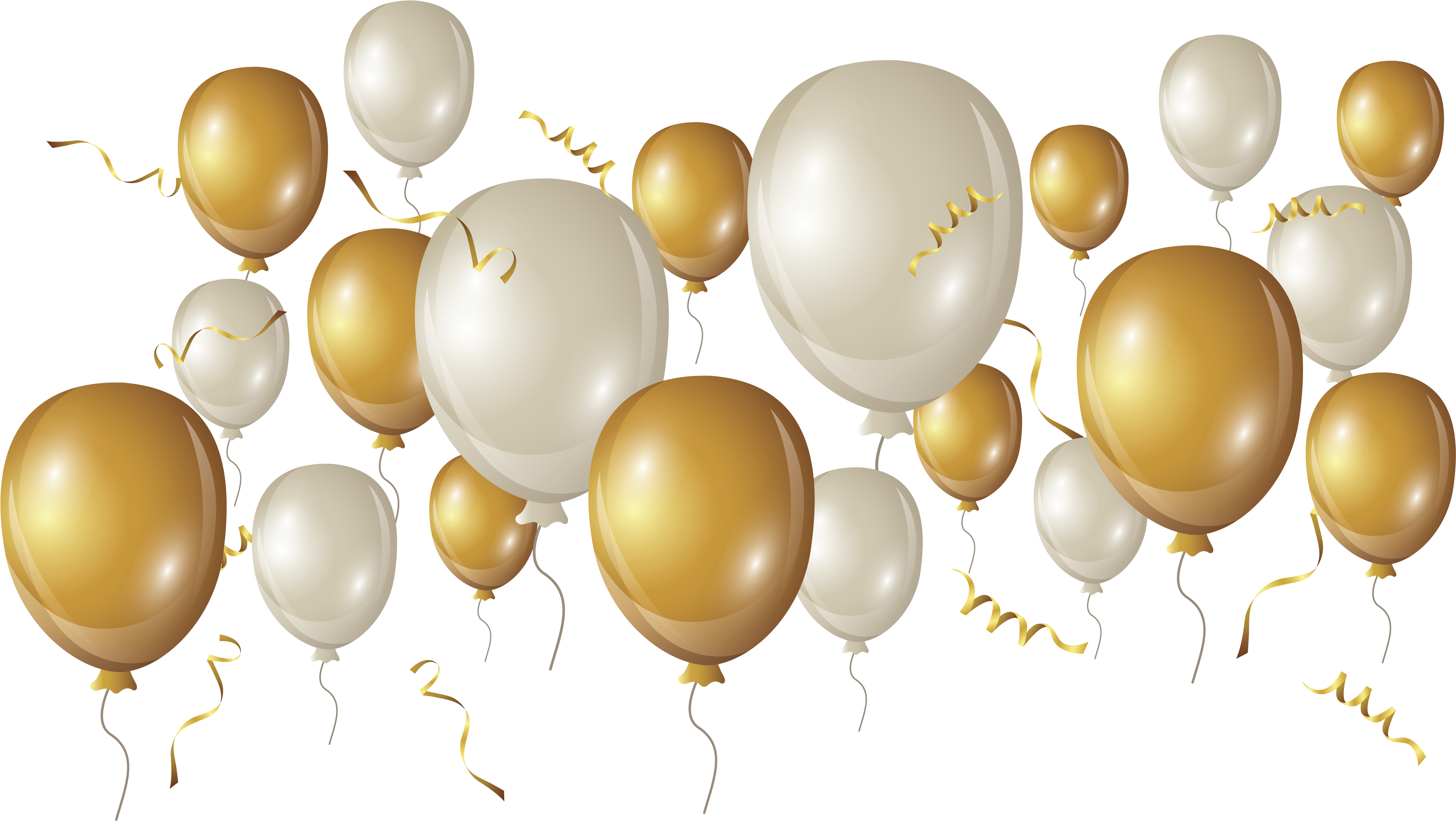 Elegant_ Gold_and_ White_ Balloons_ Background PNG image