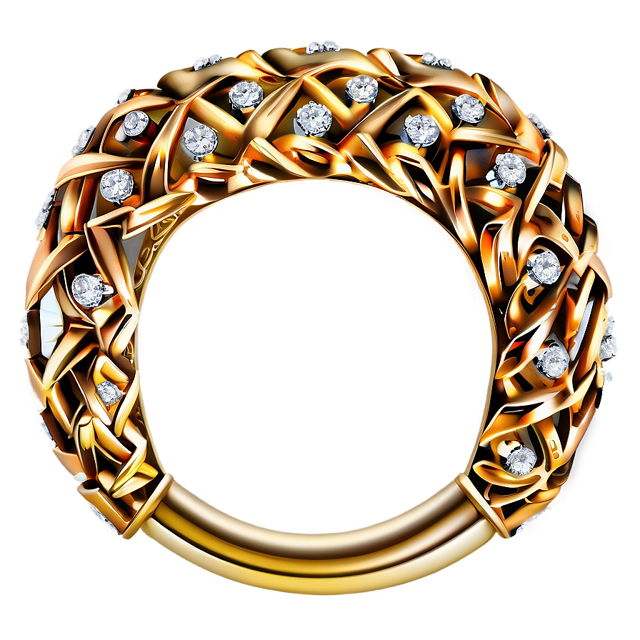 Elegant Gold Bracelet Png 06282024 PNG image