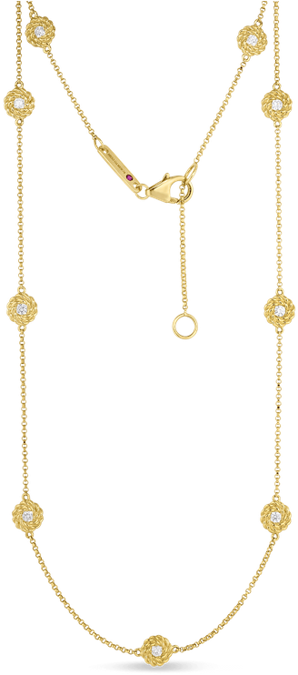 Elegant Gold Bridal Necklace PNG image