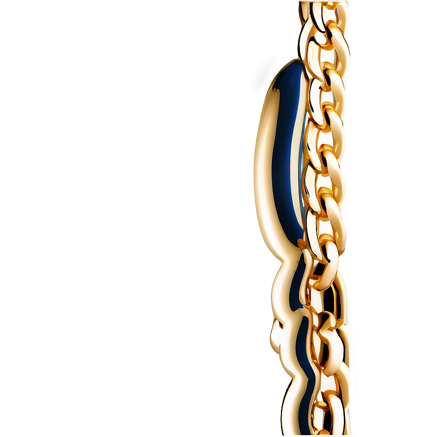 Elegant Gold Chain Png 05042024 PNG image