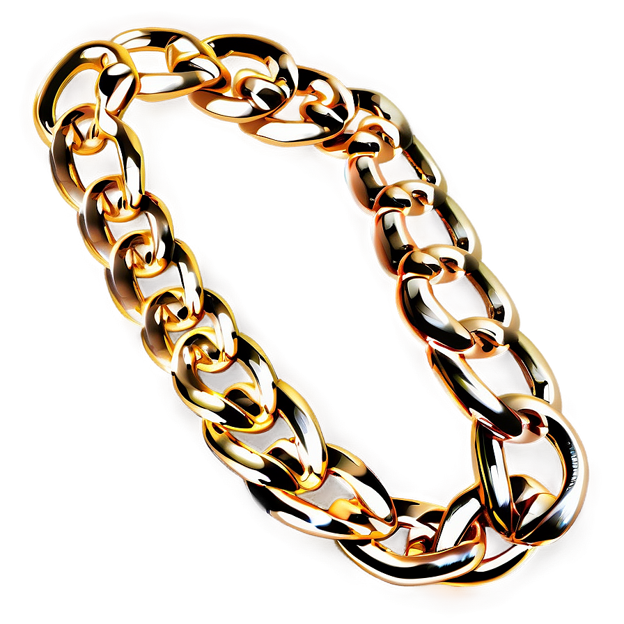 Elegant Gold Chain Png 05042024 PNG image