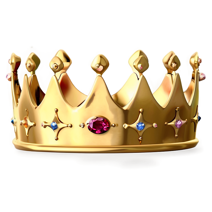 Elegant Gold Crown Png 19 PNG image