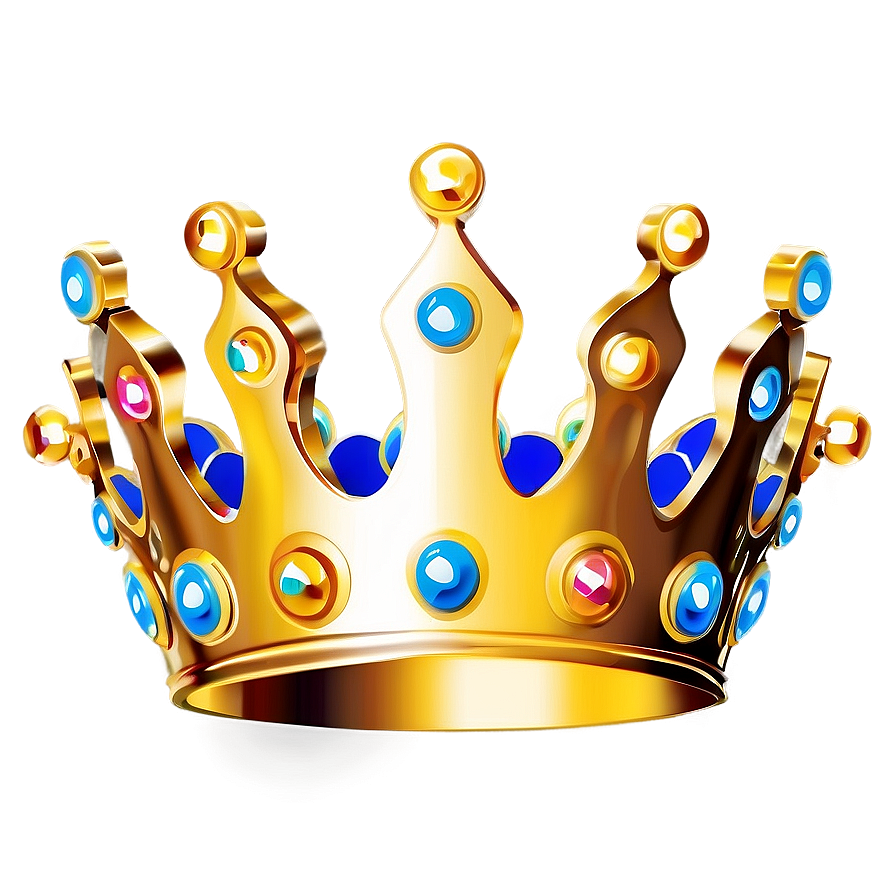 Elegant Gold Crown Png Mtg18 PNG image