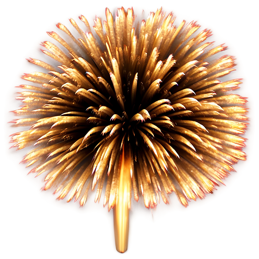 Elegant Gold Fireworks Explosion Png Orl32 PNG image