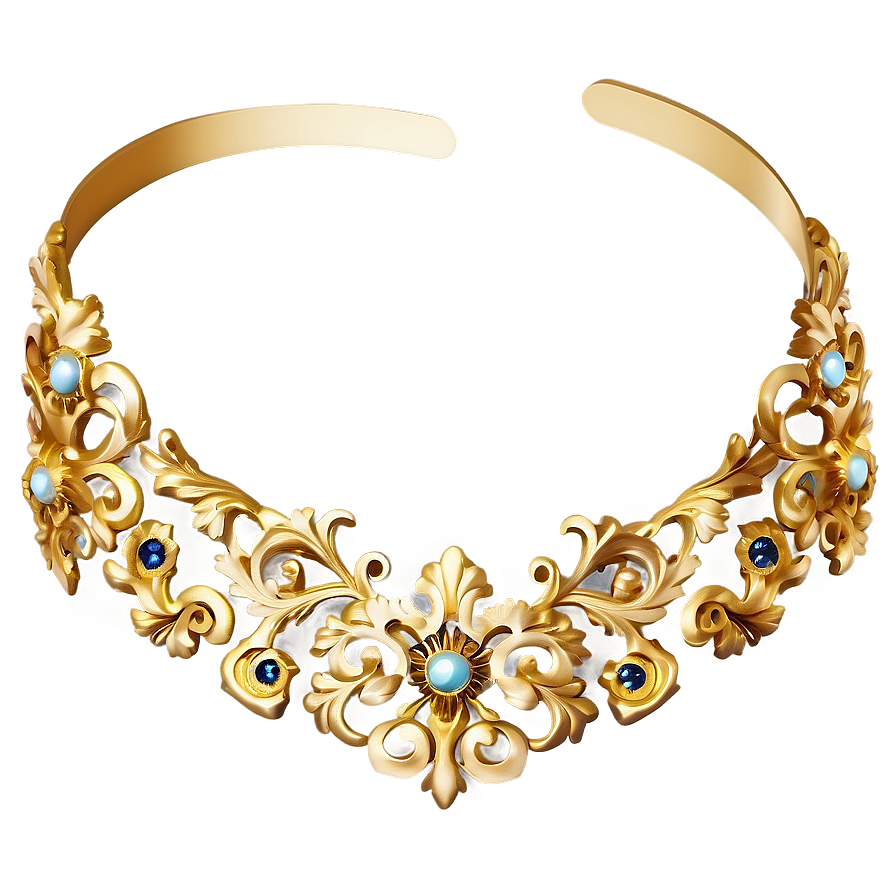 Elegant Gold Trim Png 06282024 PNG image