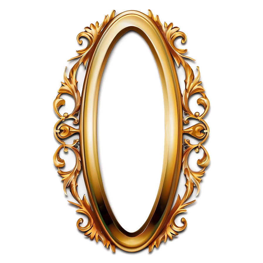 Elegant Gold Trim Png Uqd9 PNG image