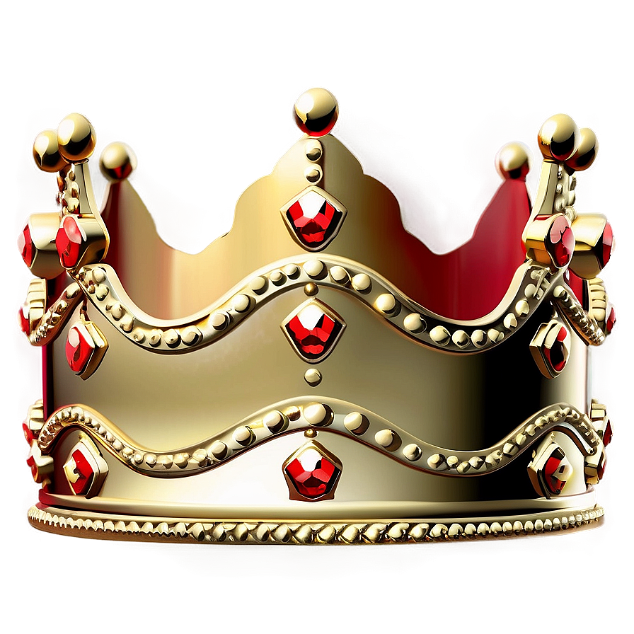 Elegant Golden Crown Png Snj52 PNG image