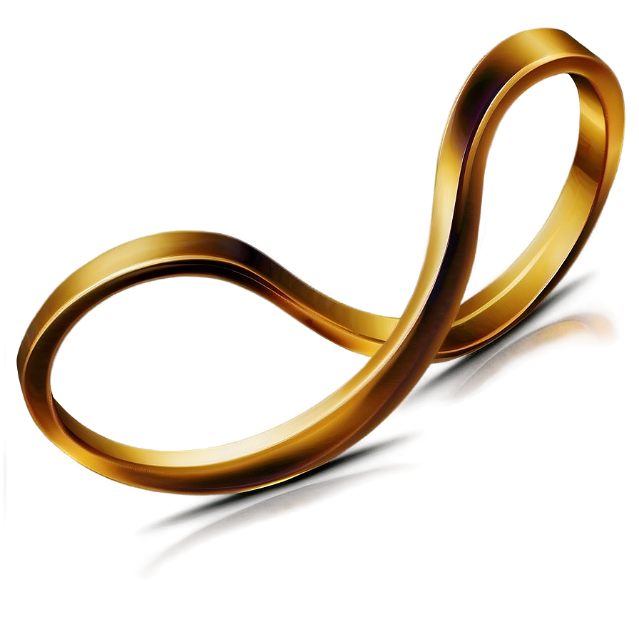 Elegant Golden Line Curve Png Miy20 PNG image