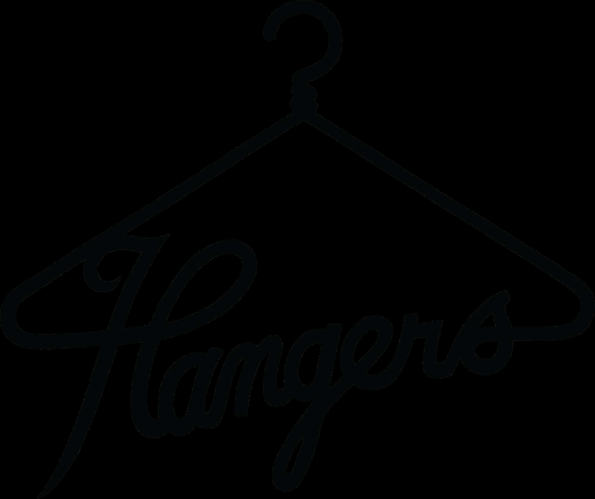 Elegant Hanger Logo Design PNG image